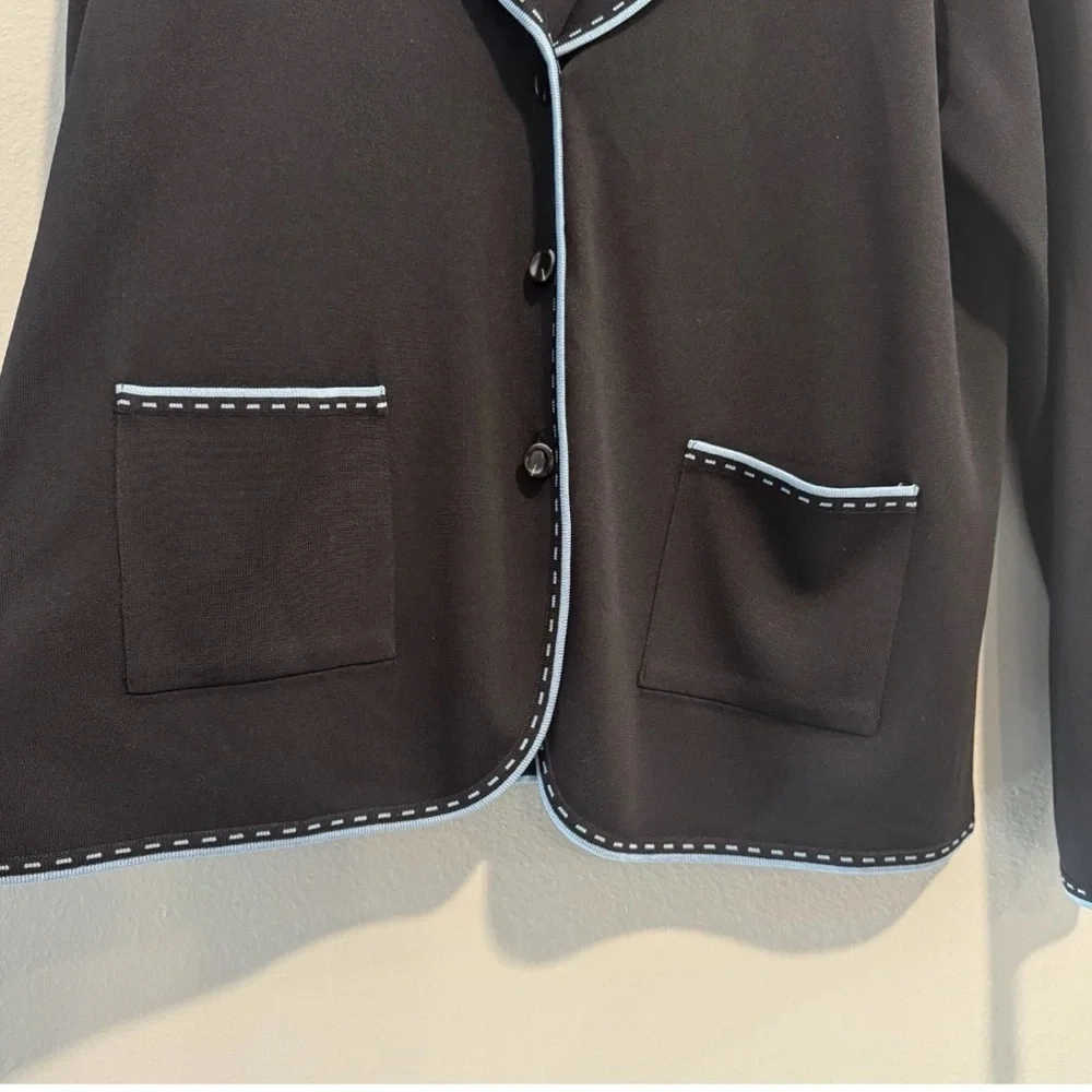 Misook Exclusively Blazer Jacket Pockets Office Career XL Petite